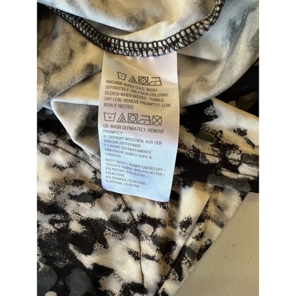 ATTITUDES BY RENEE COMO JEEREY GODET MIDI DRESS BLACK & WHITE  NWT SIZE L TALL - Picture 5 of 6